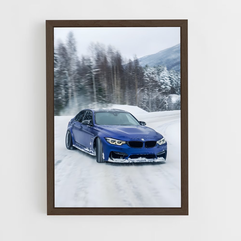 Poster Glisse Éphémère – affiche BMW (vue 5)